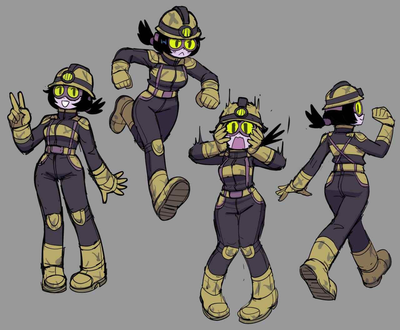 Miley figure sketches (2023)