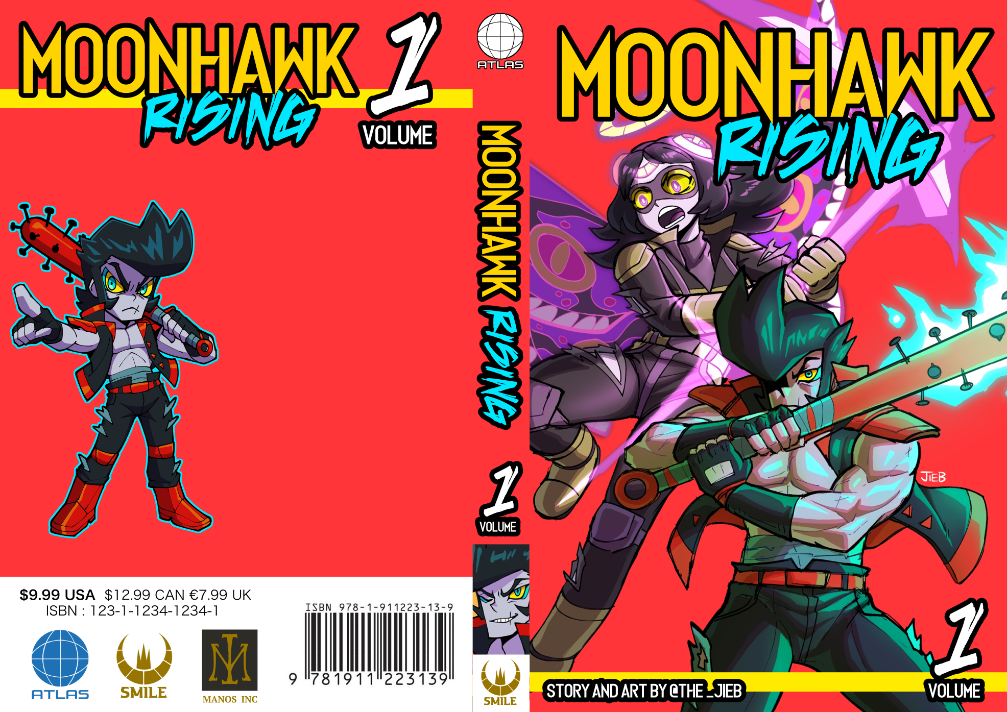 Moonhawk Rising book cover mockup (2022)